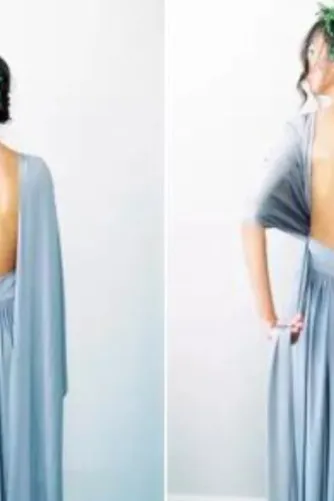 Robe Demoiselle d'Honneur Poire Chiffon A-ligne Simple Train de balayage